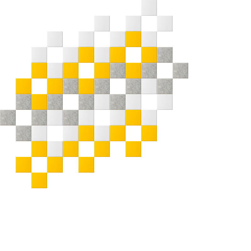 Pixel Cluster Felt Right Design