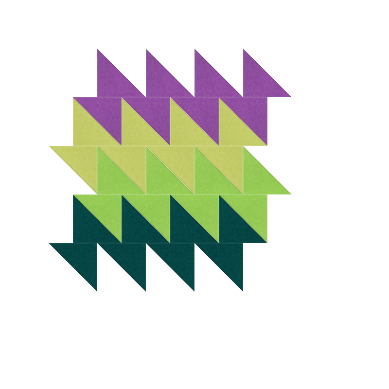 Green purple Design