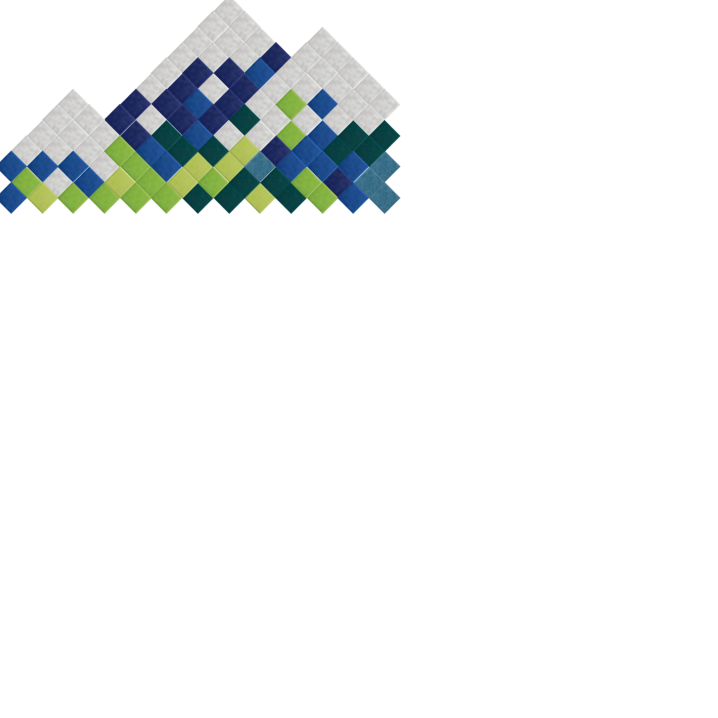 Cool Small Pixel Mountains Design