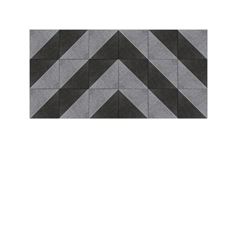 Grey Triangles Panel Design