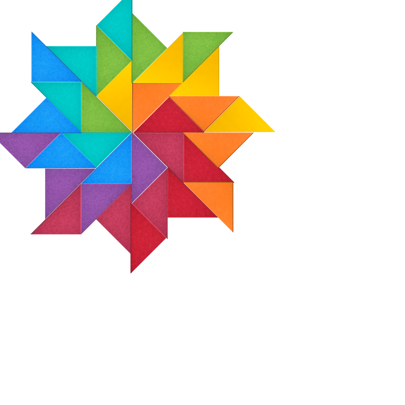 Rainbow Spiral Design