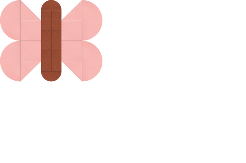 Pink butterfly Design