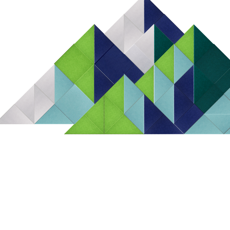 Blue-Green Mountains Design