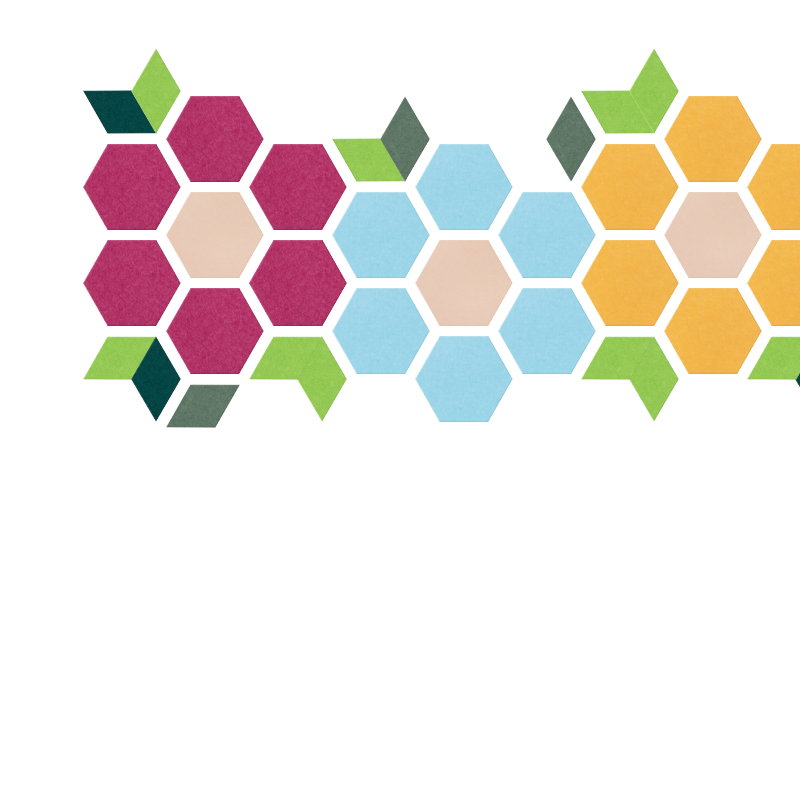 Large Wall of Flowers III Design