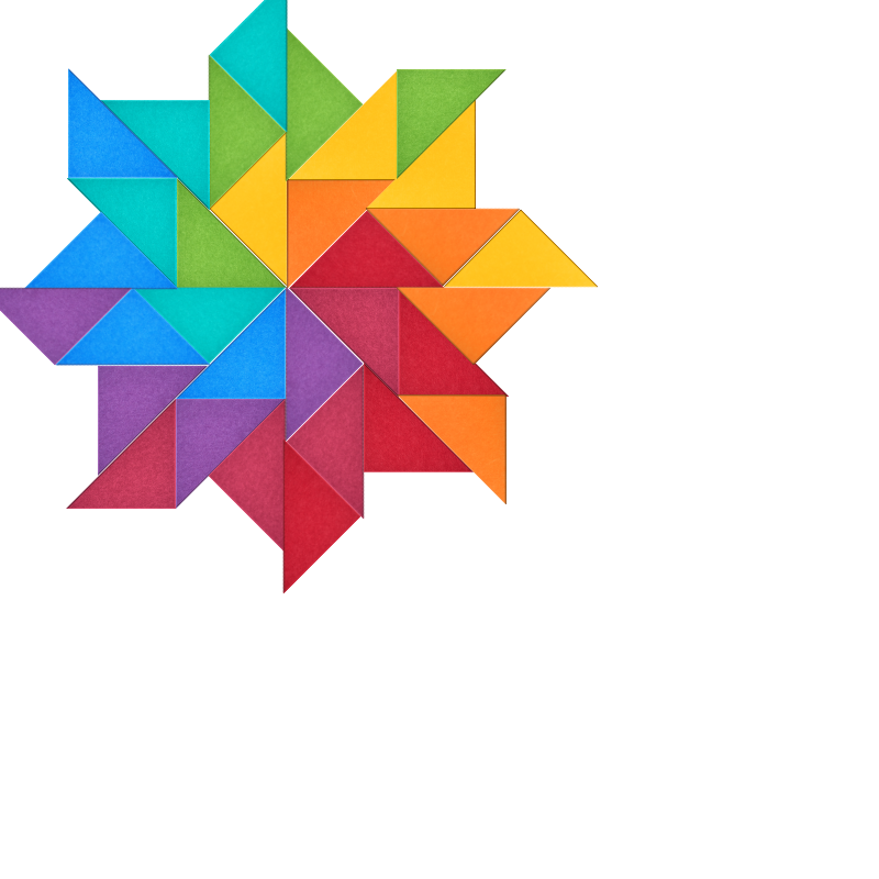 rainbow spiral Design