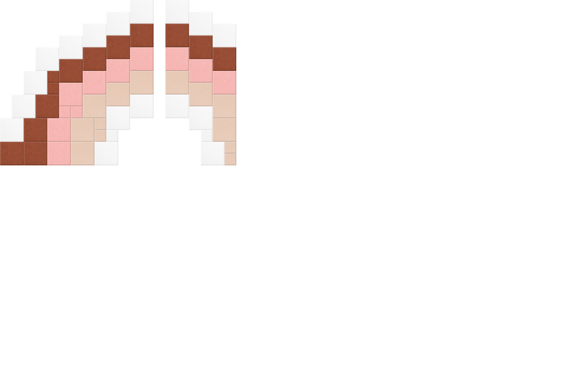 Pixel Rainbow Design