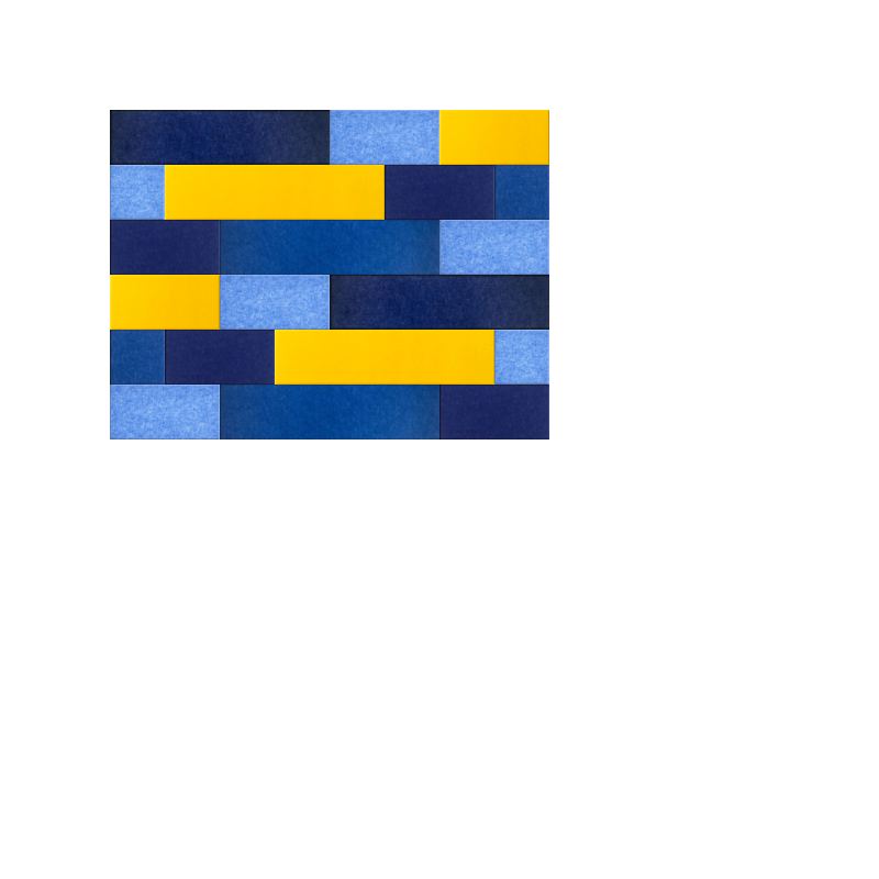 Blue, Yellow Shiplap Design