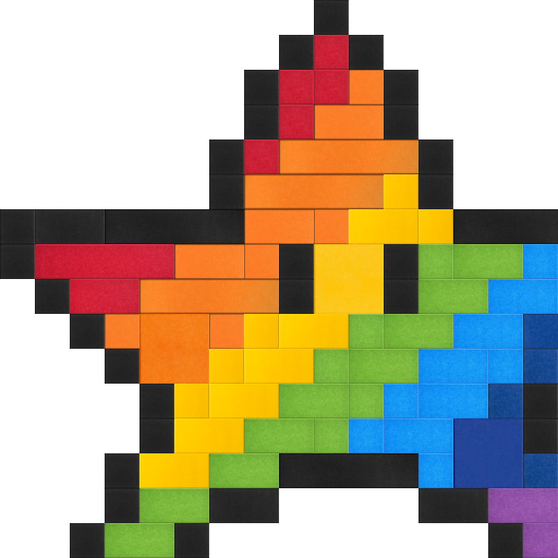 Rainbow Star Design