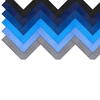 Blue Herringbone Descent Design