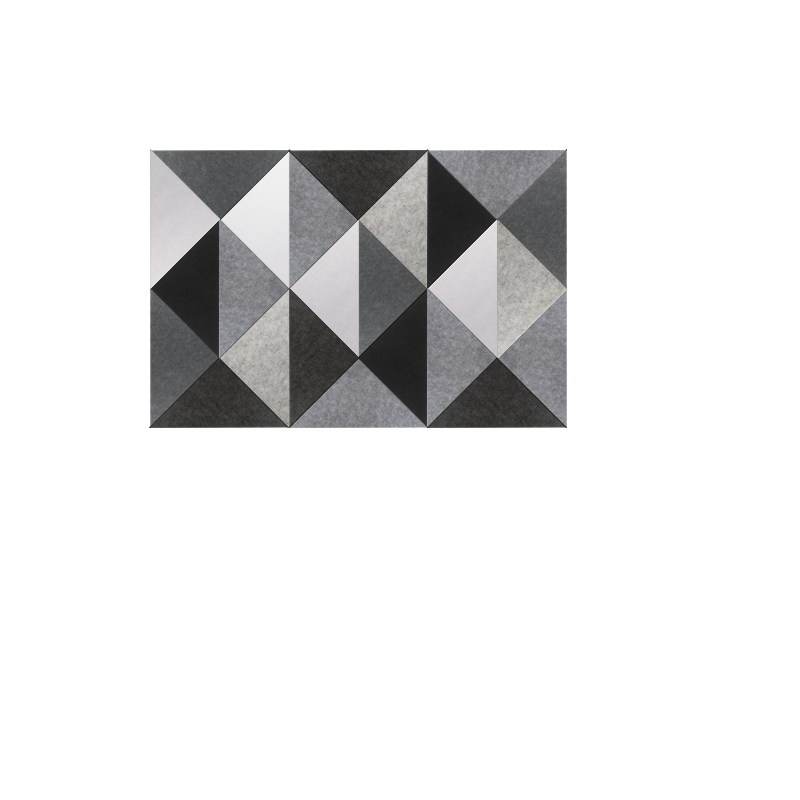 Grey Triangles Design