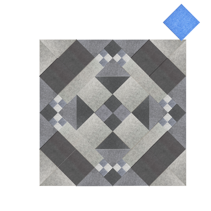 Gray Project Wall Design