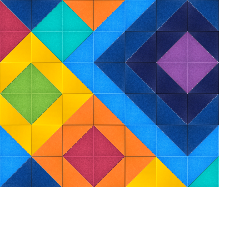Rainbow Angles II Design