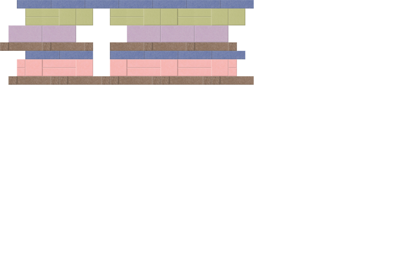 Pastel Patchwork Design