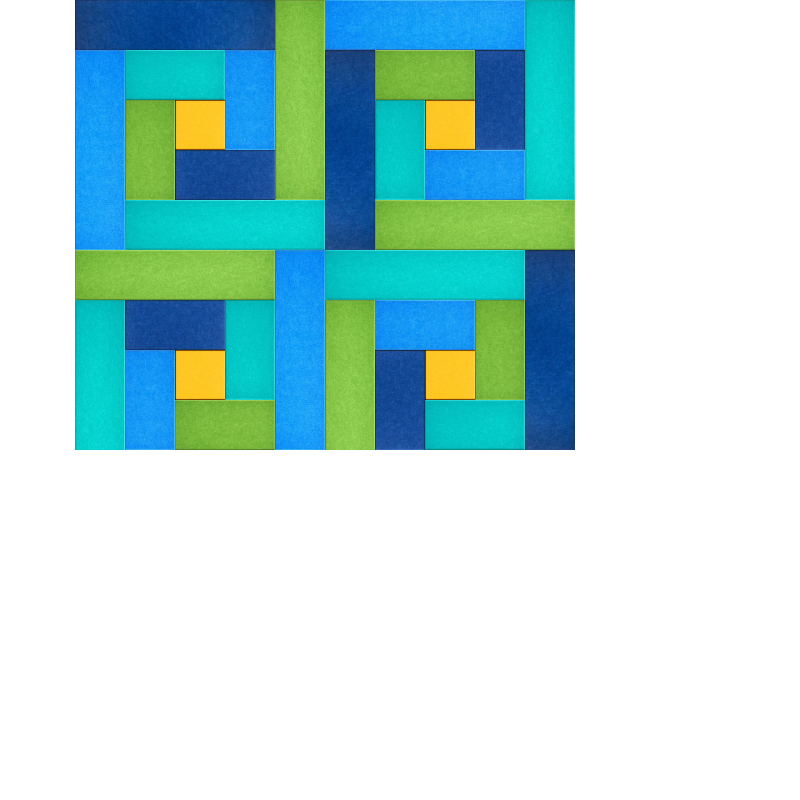 Quilt block house Design