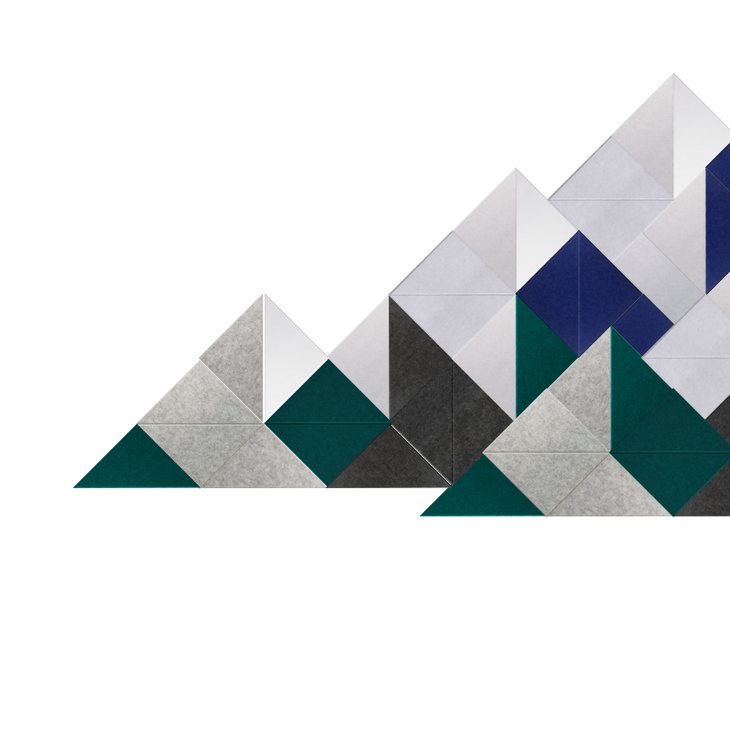 Green and Blue Mountain Design