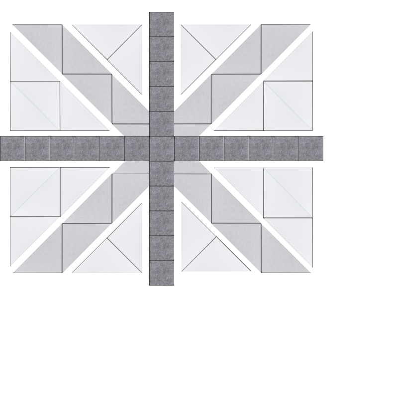 Union Jack Greyed out Design