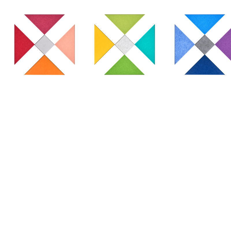 Rainbow Pinwheel Design