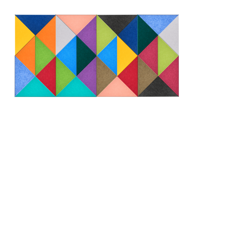 Colorful Triangles Design
